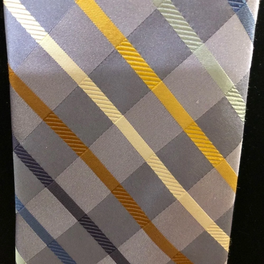 BCBG Attitude Blue Stripe Necktie